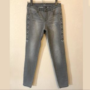 V1969 Italia Giuliana Embroidered Jeans